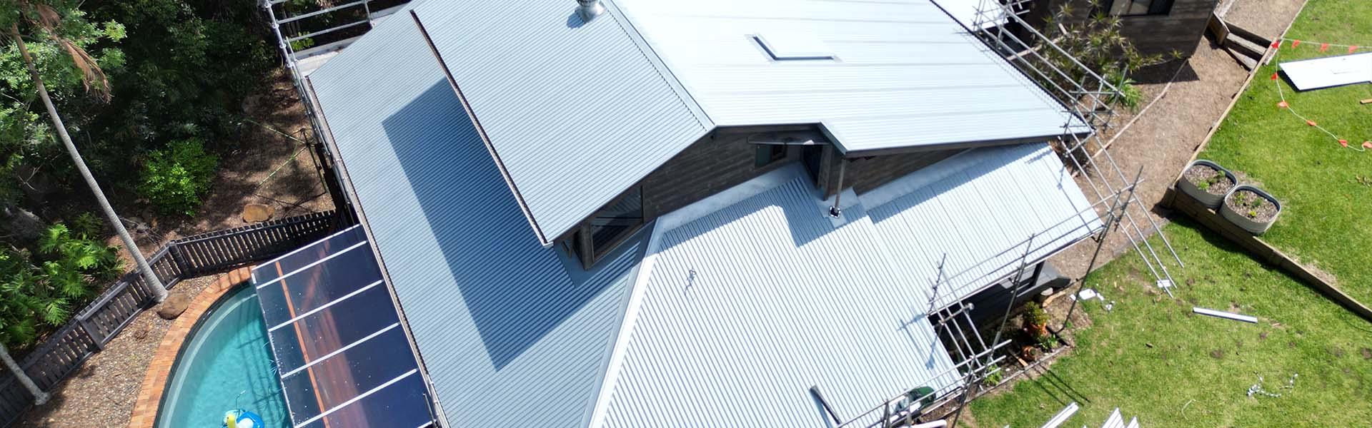 new roof on two storey house