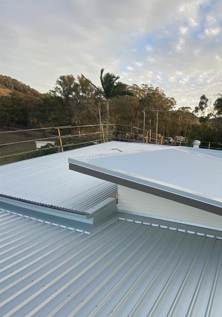 roof corners at different levels