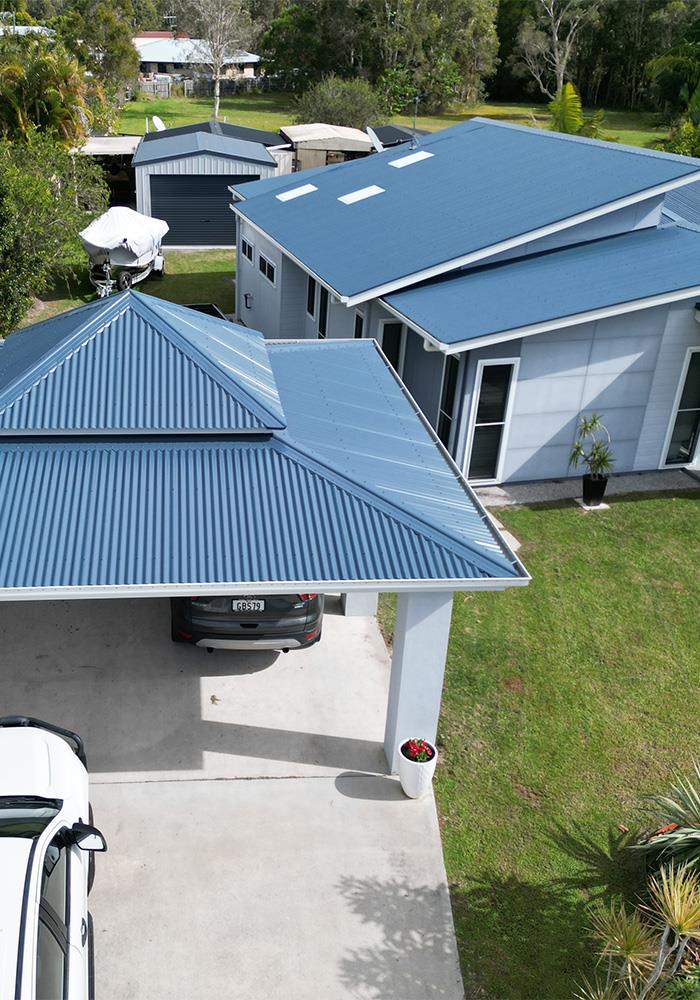 new roof over a carport